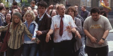 Shaun of the Dead - Zombie crowd