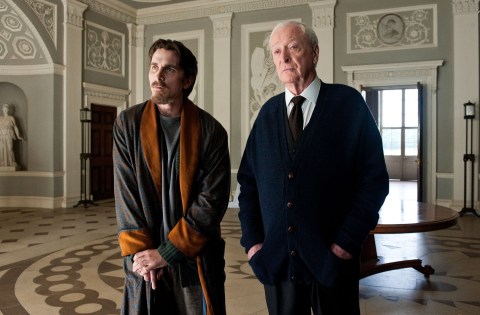 The Dark Knight Rises - Christian Bale and Michael Caine