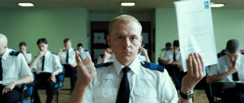 Hot Fuzz - Simon Pegg as Nicholas Angel