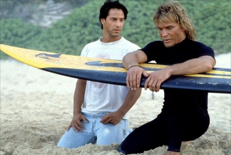 Point Break - Keanu Reeves and Patrick Swayze