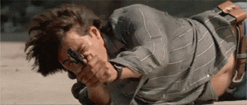 Point Break - Shooting into the air