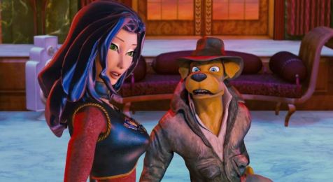 Foodfight! - Lady X and Dex Dogtective