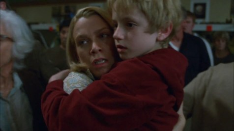 The Mist - Laurie Holden, Nathan Gamble