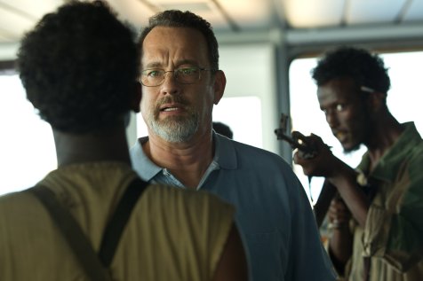 Captain Phillips - Barkhad Abdi (back), Tom Hanks