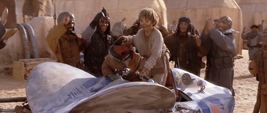 Star Wars Episode I: The Phantom Menace - Anakin Skywalker and podracer