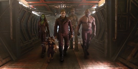 Guardians of the Galaxy - Zoe Saldaña, Bradley Cooper, Chris Pratt, Vin Diesel, Dave Bautista