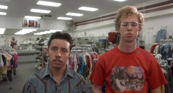 Napoleon Dynamite - Efren Ramirez, Jon Heder, thrift shop