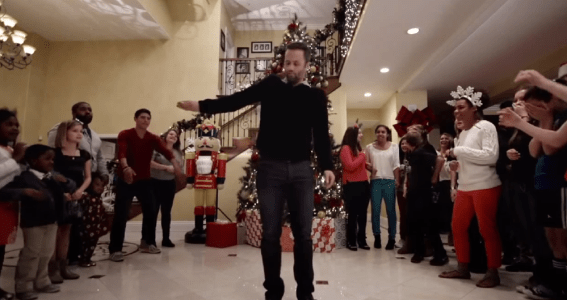 Kirk Cameron's Saving Christmas - Kirk Cameron's dancing...