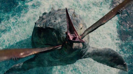 Jurassic World - Mosasaurus, pteranodon