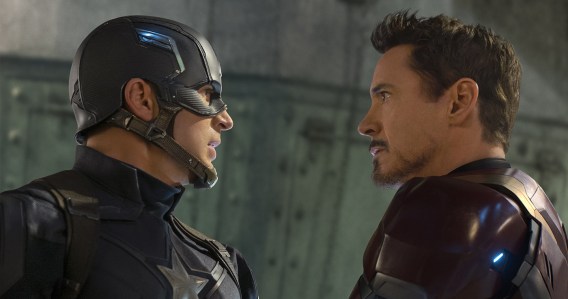 Captain America: Civil War - Chris Evans, Robert Downey, Jr.