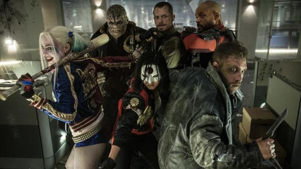 Suicide Squad - Adewale Akinnuoye-Agbaje, Joel Kinnaman, Wil Smith, Margot Robbie, Karen Fukuhara, Jai Courtney